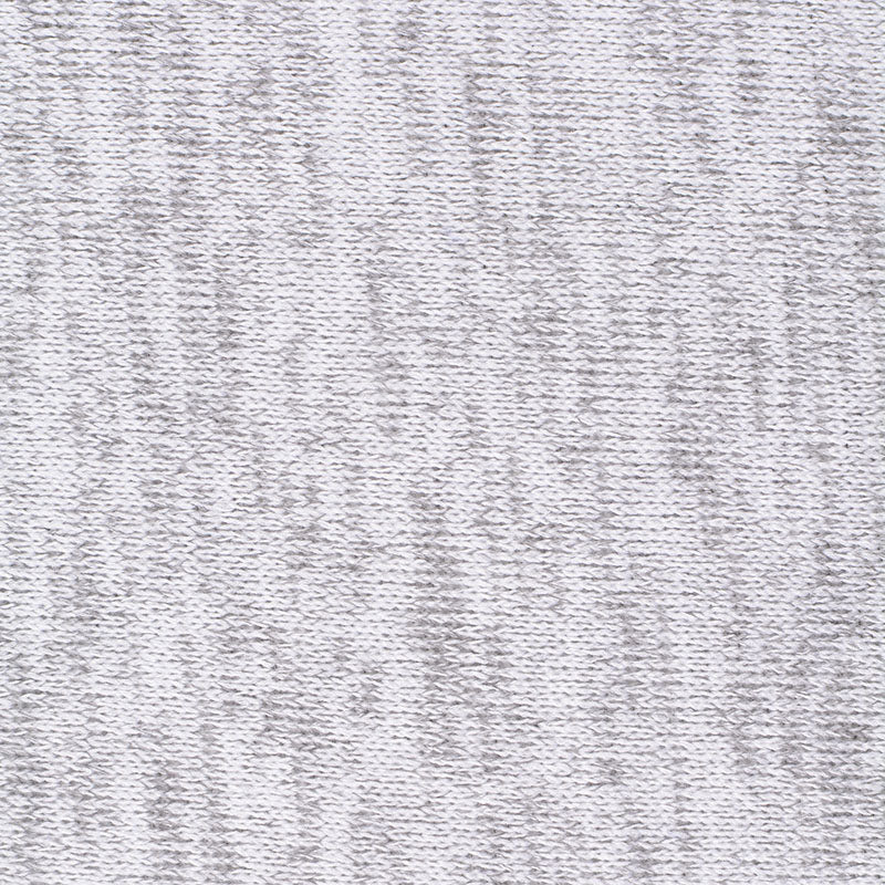 Light Grey Marl Interlock Knit, Polyester, 307 gsm