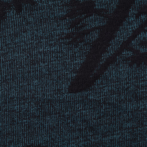 Black Marl Chunky Knit, Polyester, 200 gsm, 145 cm