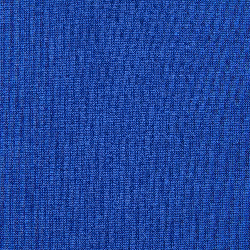 Polyester Stretch Knit Fabric, 203 gsm, 165 cm — Blue