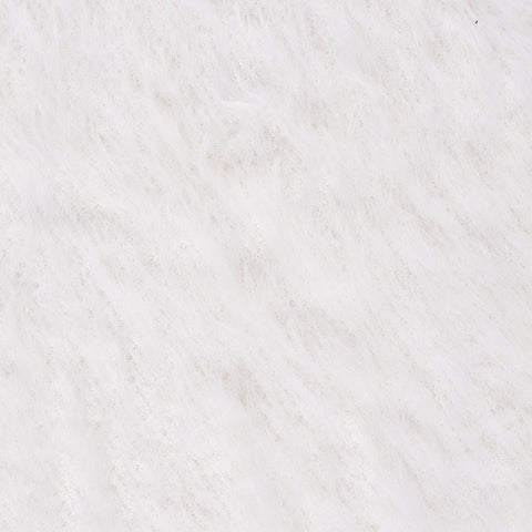 Nylon Acrylic Chunky Knit Fabric, 280 gsm, 160 cm — White