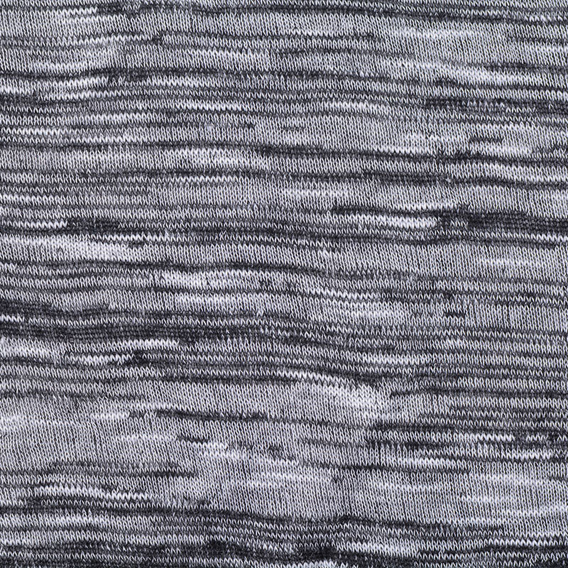 Black Heathered-Marl Chunky Knit, 168 gsm