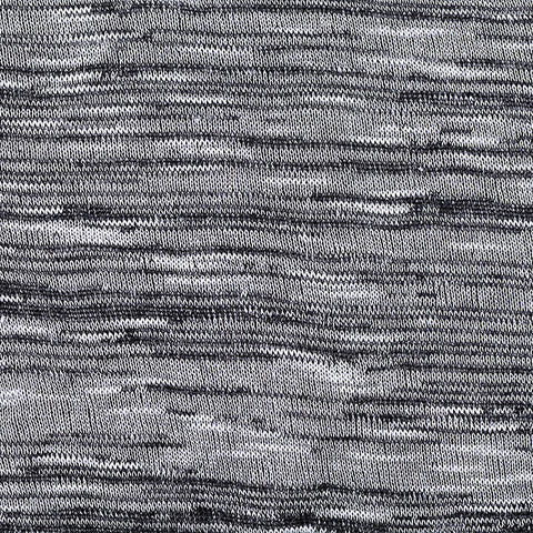 Black Heathered-Marl Chunky Knit, 168 gsm