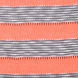 Orange Stripes Chunky Knit, Polyester
