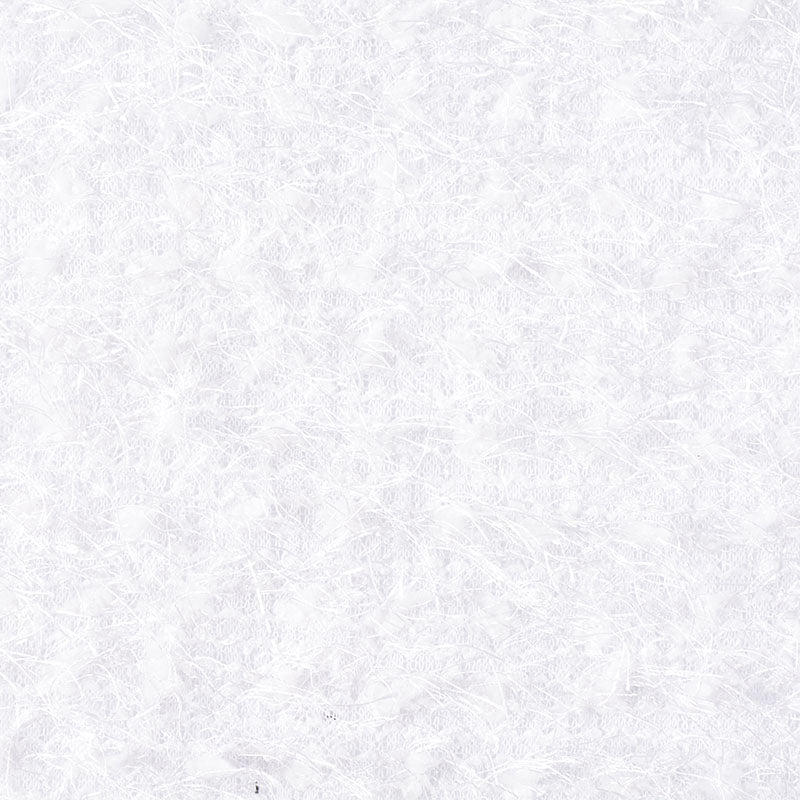 White Abstract Chunky Knit, Polyester