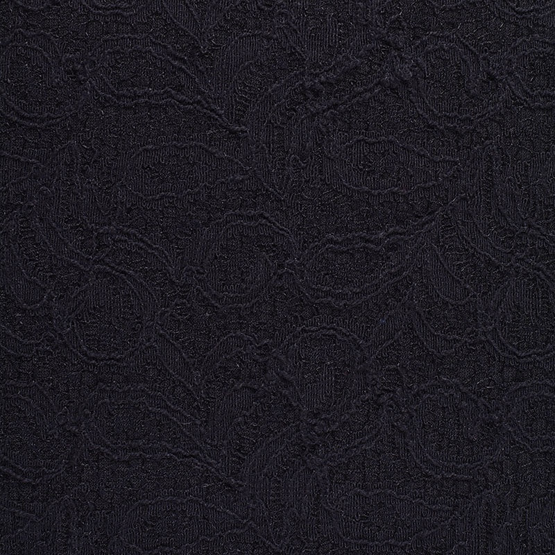 Black Floral Lace, Poly-Viscose