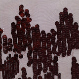 Dark Red Sequins Knit, Polyester — texture