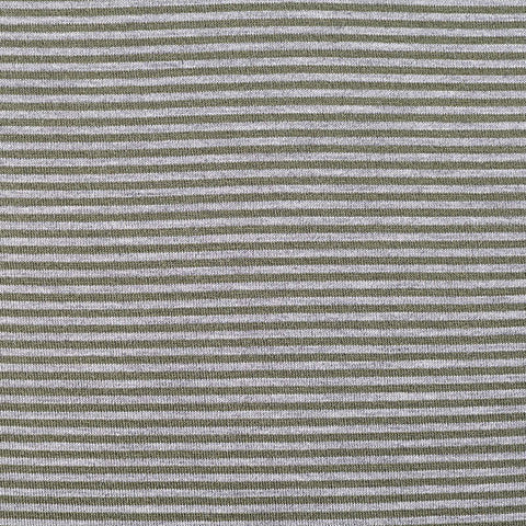Light Grey Stripes Jersey Knit