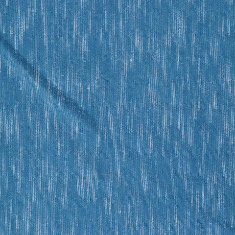 White Vertical-Line Jersey Knit, Poly-Viscose