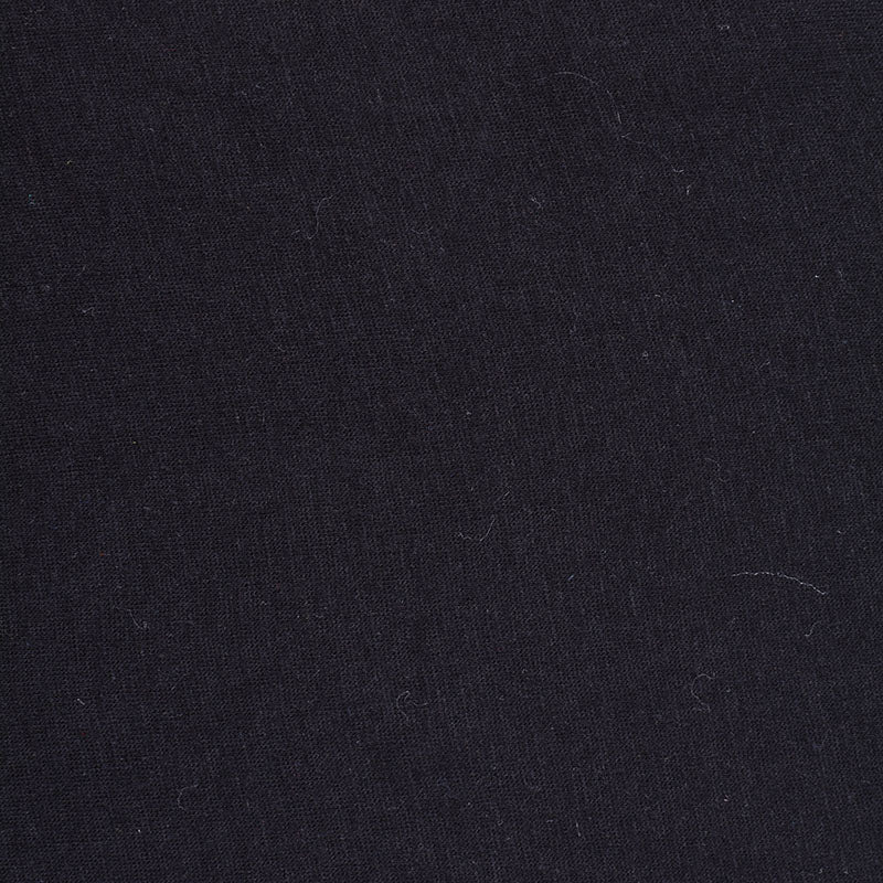 Cotton Polyester Jersey Knit Fabric, 111 gsm, 166 cm — Black