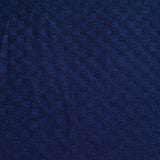 Blue Tone-on-Tone Jacquard, Poly-Viscose