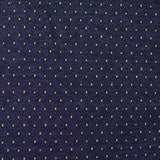 Navy Dots Jacquard, Poly-Viscose