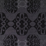 Black Damask Jacquard, Poly-Viscose