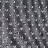 Grey Vertical-Line Jacquard, Poly-Viscose — texture