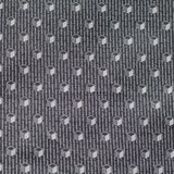 Grey Vertical-Line Jacquard, Poly-Viscose