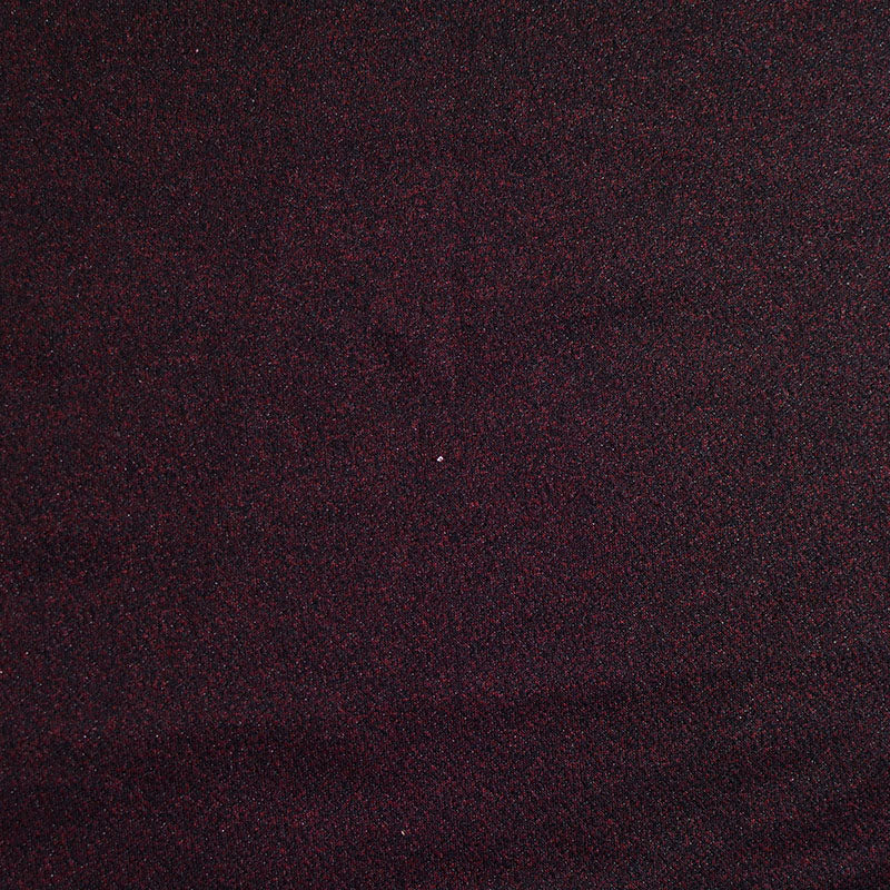 Dark Red Marl Jacquard, Poly-Viscose
