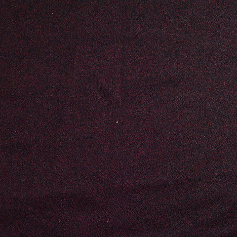 Dark Red Marl Jacquard, Poly-Viscose