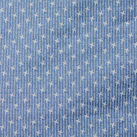 White Stars Jacquard, Poly-Viscose, 150 cm, ref EF-4360