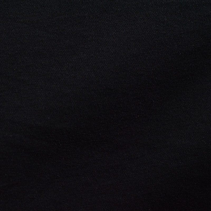 Jacquard Polyester Viscose Stretch Knit Fabric, 150 cm — Black, ref EF-4362