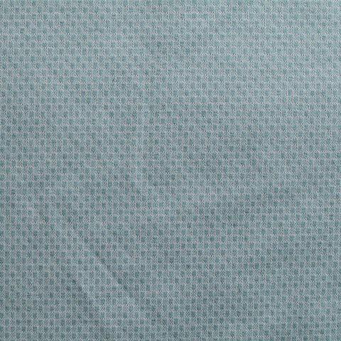 Teal Grid Jacquard, Poly-Viscose