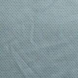Teal Grid Jacquard, Poly-Viscose — texture