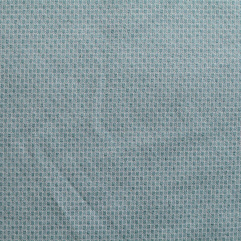 Teal Grid Jacquard, Poly-Viscose
