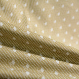 White Vertical-Stripe Jacquard, Poly-Viscose