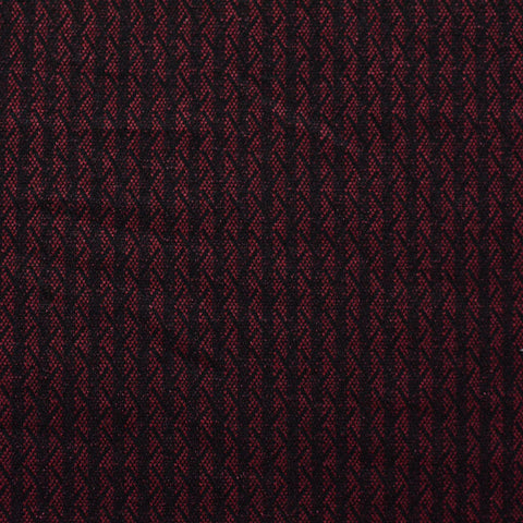 Black Geometric Jacquard, Poly-Viscose, 150 cm, ref EF-4391