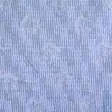 Light Blue Stripes Jacquard, Poly-Viscose