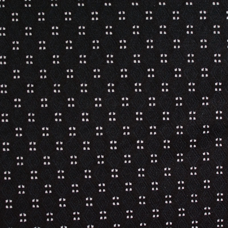 White Square Jacquard, Poly-Viscose