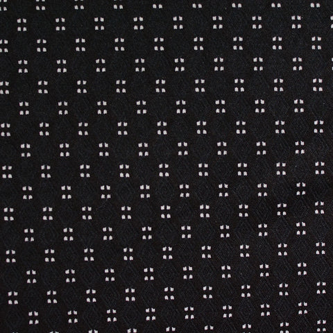 White Square Jacquard, Poly-Viscose
