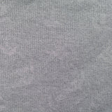 Grey Tone-on-Tone Floral Jacquard, Poly-Viscose