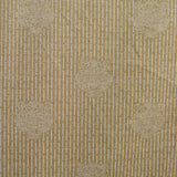 Tan Vertical-Stripe Jacquard, Poly-Viscose