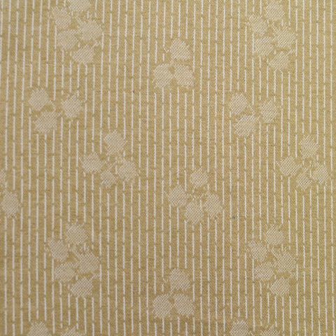 Orange Vertical-Stripe Jacquard, Poly-Viscose