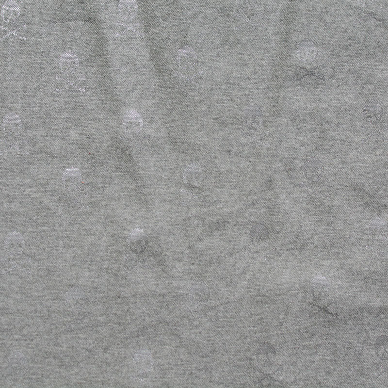 Grey Skull Jacquard, Poly-Viscose