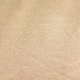 Beige Dots Jacquard, Poly-Viscose