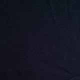 Polyester Viscose Stretch Interlock Knit Fabric, 515 gsm, 150 cm — Navy