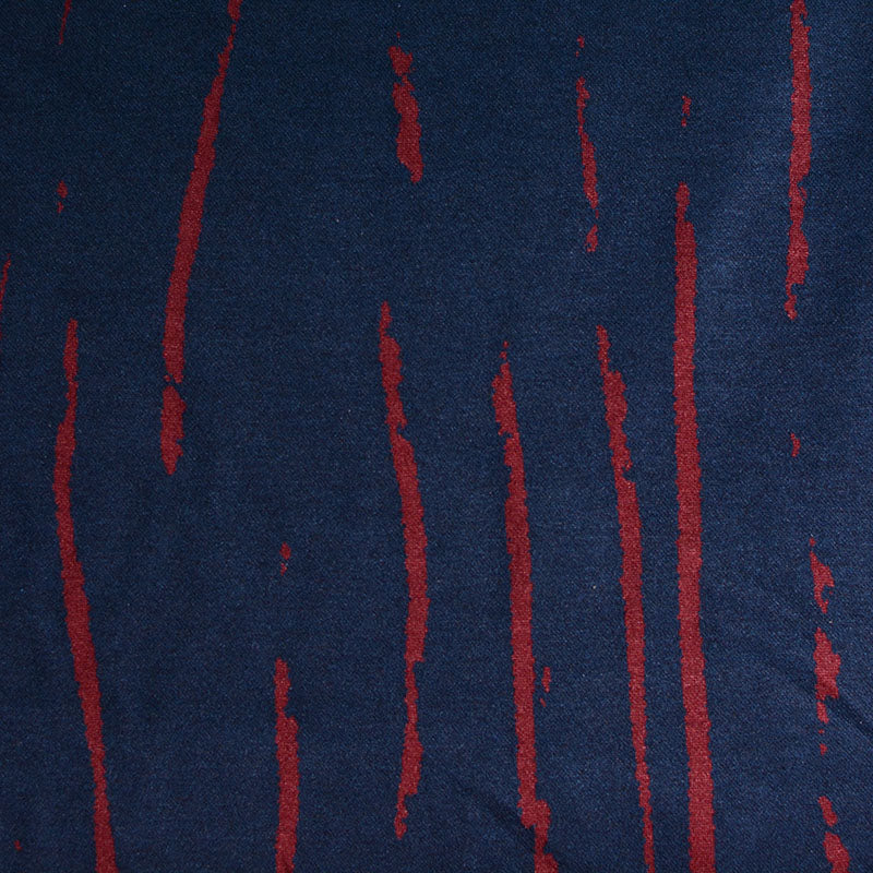 Red Abstract Jacquard, Poly-Viscose, 150 cm, ref EF-4477
