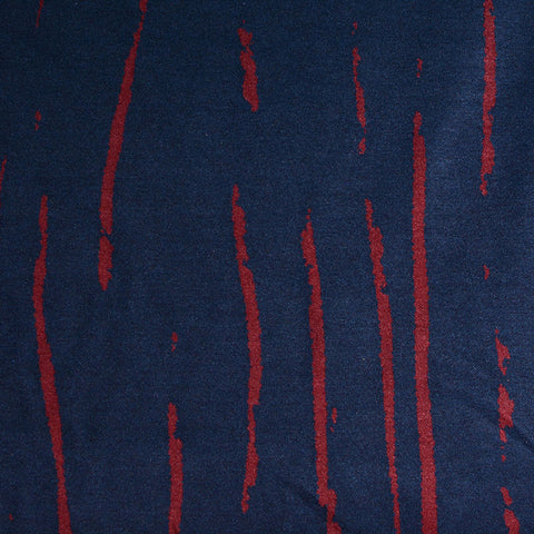 Red Abstract Jacquard, Poly-Viscose, 150 cm, ref EF-4477
