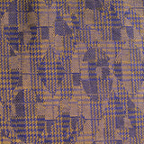 Purple Geometric Jacquard, Poly-Viscose