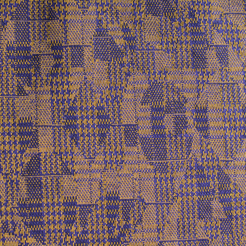 Purple Geometric Jacquard, Poly-Viscose