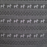 Light Grey Geometric-Line Jacquard, Poly-Viscose
