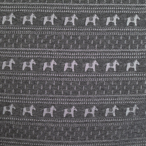 Light Grey Geometric-Line Jacquard, Poly-Viscose