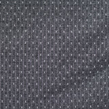 Dark Grey Vertical-Line Jacquard, Poly-Viscose