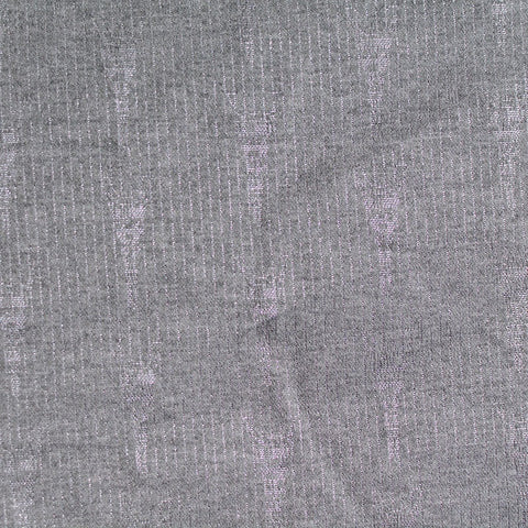 Jacquard Polyester Viscose Stretch Knit Fabric, 150 cm — Grey, ref EF-4563