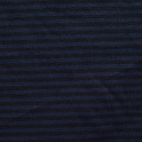 Blue Horizontal-Stripe Jacquard, Poly-Viscose