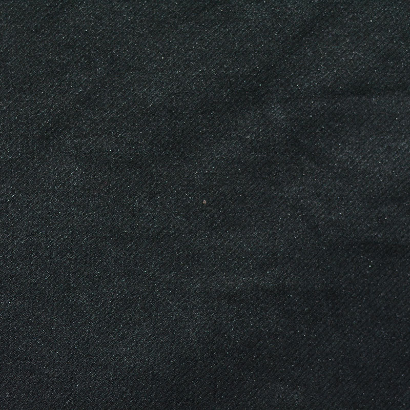 Jacquard Polyester Viscose Stretch Knit Fabric, 150 cm — Black, ref EF-4594