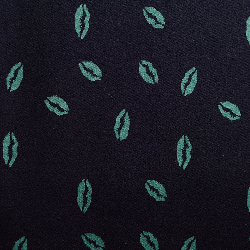 Green Leaf Jacquard, Poly-Viscose