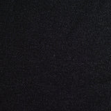 Polyester Viscose Stretch Piqué Knit Fabric, 400 gsm, 150 cm — Black