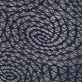 Navy Openwork Lace
