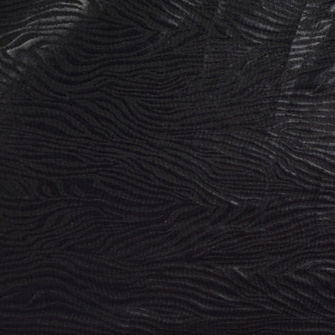 Black Tone-on-Tone Jacquard, Polyester, 180 gsm, 150 cm